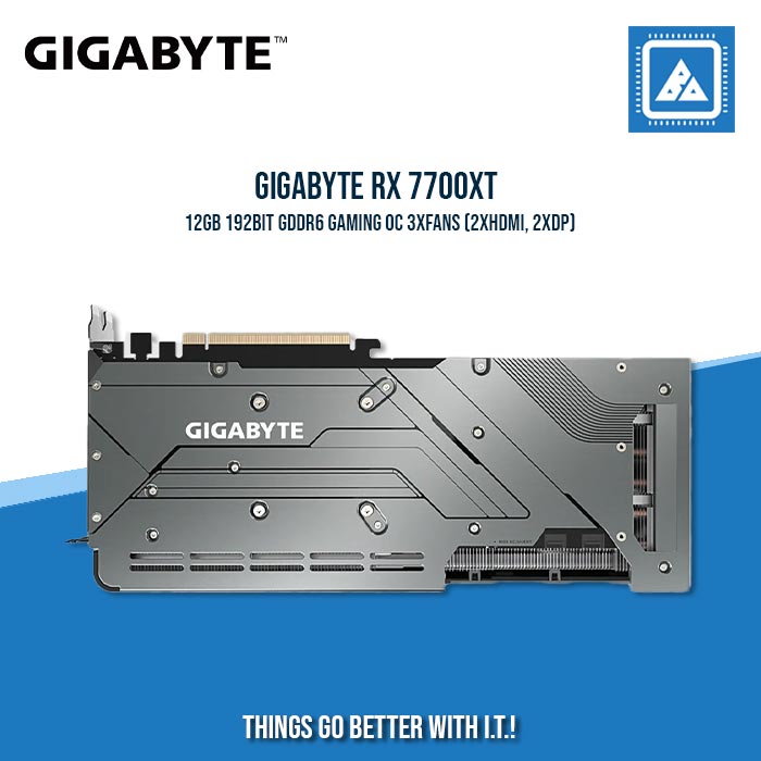 GIGABYTE RX 7700XT 12GB 192BIT GDDR6 GAMING OC 3XFANS (2XHDMI, 2XDP)