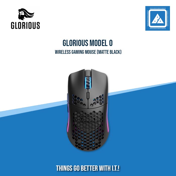 GLORIOUS MODEL O WIRELESS GAMING MOUSE (MATTE BLACK/MATTE WHITE)