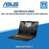 ASUS FX607VU-RL138WSM CORE 5-210H/16GB/512GB NVME/4050 6GB | BEST FOR GAMING AND EDITING LAPTOP