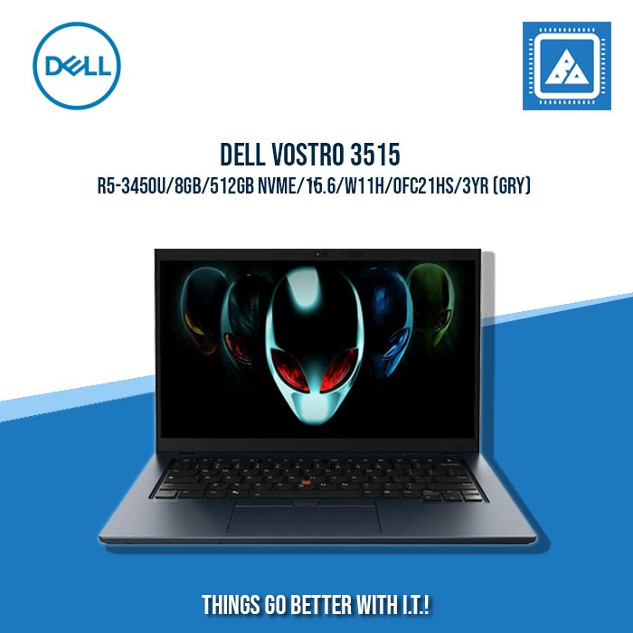 DELL VOSTRO 3515 R5-3450U/8GB/512GB NVME | BEST FOR STUDENTS AND FREELANCERS