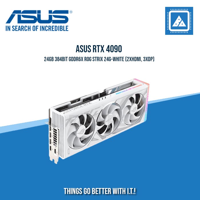 ASUS RTX 4090 24GB 384BIT GDDR6X ROG STRIX 24G-WHITE (2XHDMI, 3XDP)