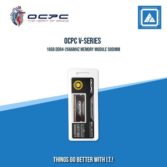 OCPC V-SERIES 16GB DDR4-2666MHZ MEMORY MODULE SODIMM