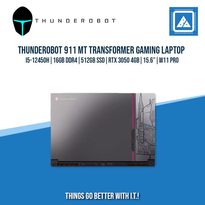 THUNDEROBOT 911 MT TRANSFORMER GAMING LAPTOP | i5-12450H | 16GB DDR4 | 512GB SSD | RTX 3050 4GB | BEST FOR RENDERING AND GAMING LAPTOP