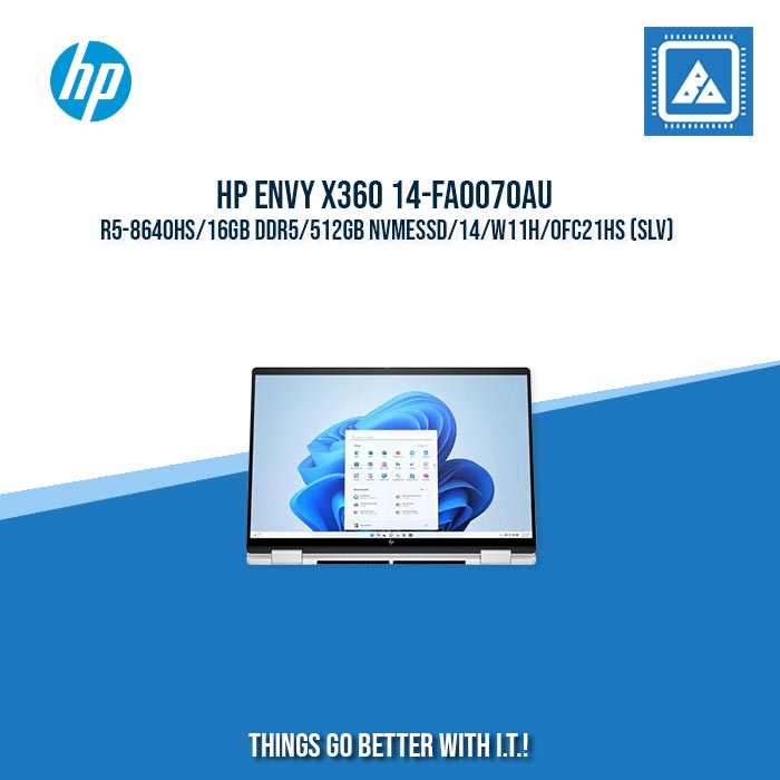 HP ENVY x360 14-FA0070AU R5-8640HS/16GB DDR5/512GB NVMeSSD | BEST FOR STUDENTS AND FREELANCERS LAPTOP