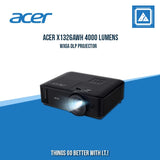 ACER X1326AWH 4000 LUMENS WXGA DLP PROJECTOR