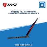 MSI SWORD 16HX B14VEKG-487PH I7-14650HX/8GB/512GB NVME/4050 6GB | BEST FOR AUTOCAD AND GAMING LAPTOP