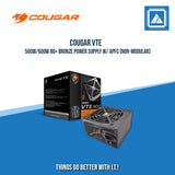 COUGAR VTE 500W/600W 80+ BRONZE POWER SUPPLY W/ APFC (NON-MODULAR)