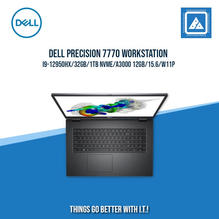 DELL PRECISION 7770 WORKSTATION I9-12950HX/32GB/1TB NVME/A3000 12GB | BEST FOR AUTOCAD LAPTOP