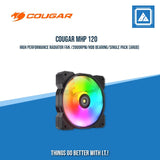 COUGAR MHP 120 HIGH PERFORMANCE RADIATOR FAN /2000RPM/HDB BEARING/SINGLE PACK (ARGB)