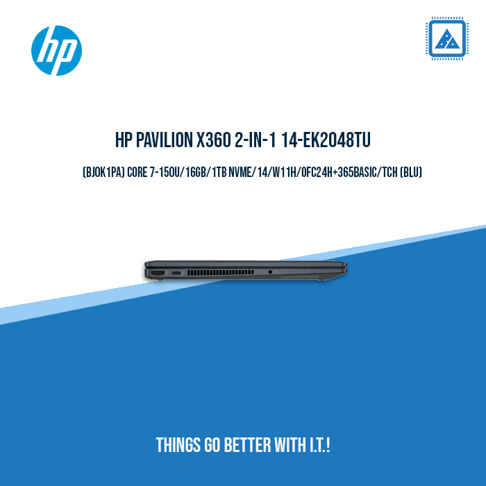 HP PAVILION X360 2-IN-1 14-EK2048TU (BJ0K1PA) CORE 7-150U | BEST FOR STUDENTS & CREATOR
