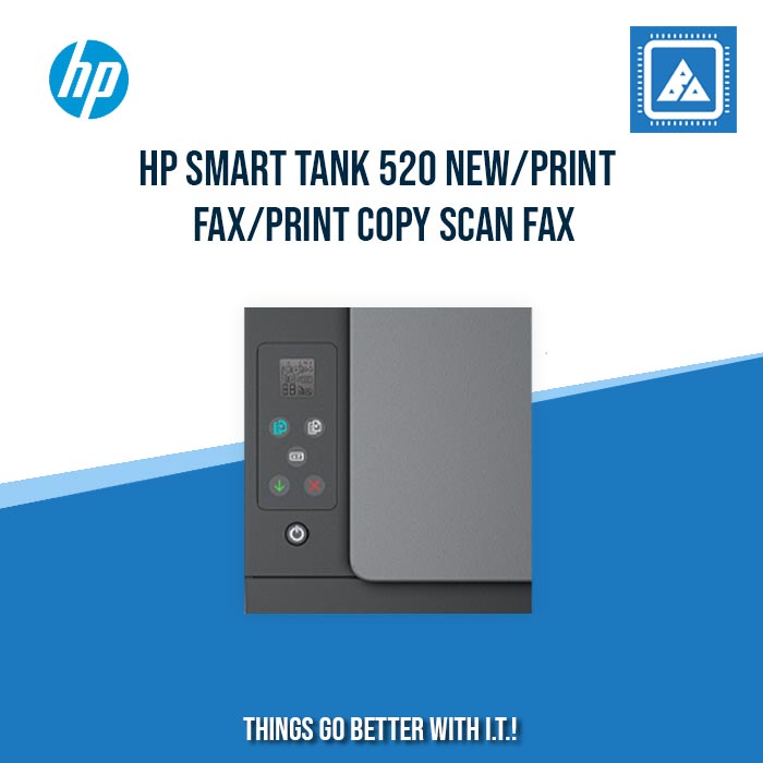 HP SMART TANK 520 NEW/PRINT COPY SCAN/12PPM BLACK 5PPM COLOR/BORDERLESS A4/3000 PAGES DUTY/USB 2.0/FLATBED/W11H (BLK)
