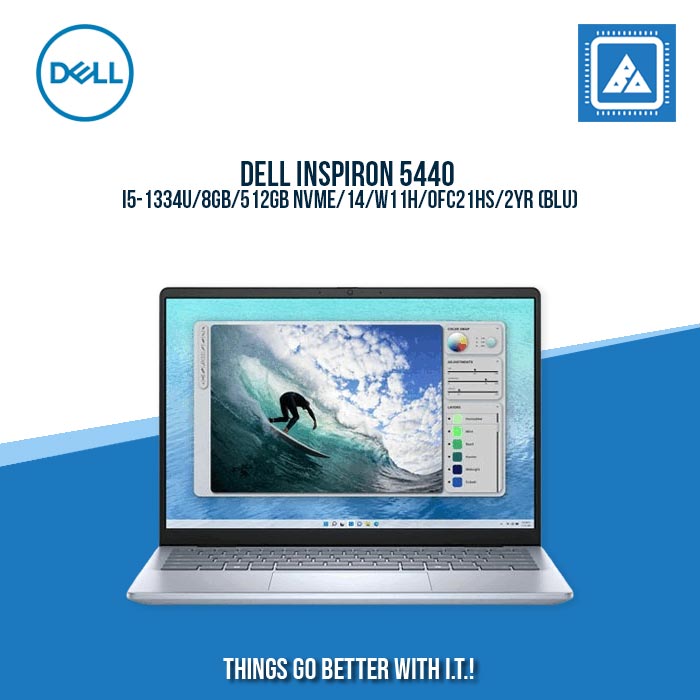 DELL INSPIRON 5440 I5-1334U/8GB/512GB NVME | BEST FOR STUDENTS AND FREELANCERS LAPTOP