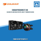 COUGAR POSEIDON GT 240/360 AIO ARGB CPU-LIQUID COOLER FOR INTEL/AMD