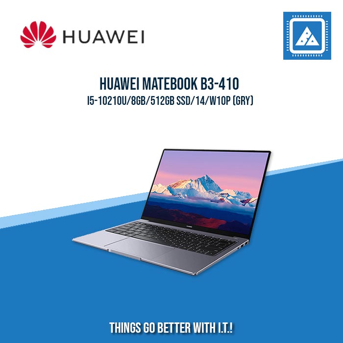 HUAWEI MATEBOOK B3-410 i5-10210U/8GB/512GB SSD |  BEST FOR STUDENTS AND FREELANCERS LAPTOP