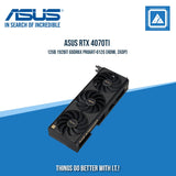 ASUS RTX 4070TI 12GB 192BIT GDDR6X PROART-O12G (HDMI, 3XDP)