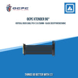 OCPC XTENDER 90° VERTICAL RISER CABLE PCI-E 3.0 250MM - BLACK (OCXTP3RC9D250BK)