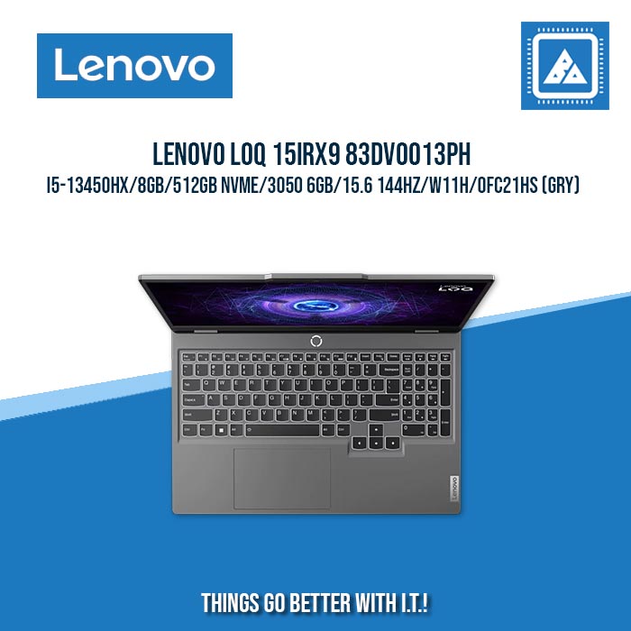 LENOVO LOQ 15IRX9 83DV0013PH I5-13450HX/8GB/512GB NVME/3050 6GB | BEST FOR AUTOCAD ANG GAMING LAPTOP
