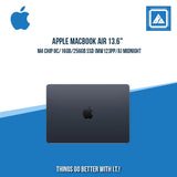 APPLE MACBOOK AIR 13.6" M4 CHIP 8C/16GB/256GB SSD (MW123PP/A) | BEST FOR FREELANCERS LAPTOP