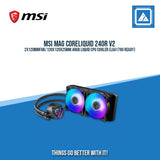 MSI MAG CORELIQUID 240R V2 2X120MMFAN/120x120x25MM ARGB LIQUID CPU COOLER (LGA1700 READY)