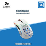 GLORIOUS MODEL D/MODEL D- GAMING MOUSE /MATTE BLACK/MATTE WHITE