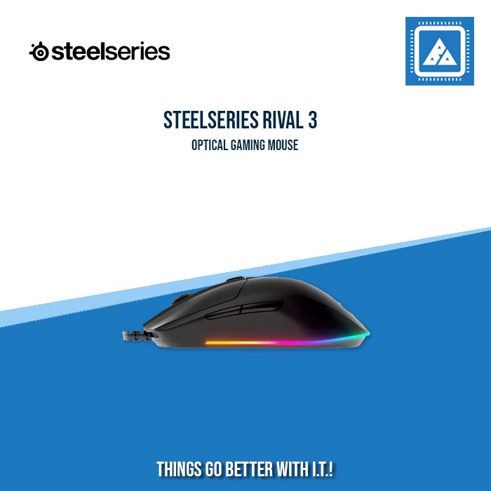 STEELSERIES RIVAL 3 OPTICAL GAMING MOUSE