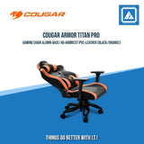 COUGAR ARMOR TITAN PRO GAMING CHAIR ALUMN-BASE/4D-ARMREST/PVC-LEATHER