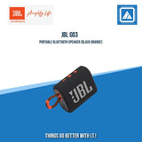 JBL GO3 PORTABLE BLUETOOTH SPEAKERS