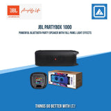 JBL PARTYBOX 1000 PORTABLE BLUETOOTH SPEAKER (BLACK)