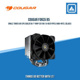 COUGAR FORZA 85 SINGLE TOWER AIR CPU COOLER W/1*MHP120 FAN /6-HEAT-PIPES/AMD+INTEL (BLACK)