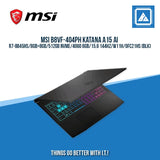 MSI B8VF-404PH KATANA A15 AI R7-8845HS/8GB+8GB/512GB NVME/4060 8GB | BEST FOR AUTOCAD AND RENDERING LAPTOP