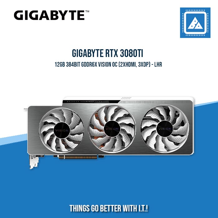 GIGABYTE RTX 3080TI 12GB 384BIT GDDR6X VISION OC (2XHDMI, 3XDP) - LHR