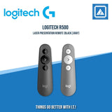 LOGITECH R500 LASER PRESENTATION REMOTE (BLACK|GRAY)