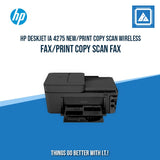 HP DESKJET IA 4275 NEW/PRINT COPY SCAN WIRELESS FAX/8.5PPM BLACK 5.5PPM COLOR/1200X1200 DPI/1000 PAGES DUTY/USB 2.0 WI-FI/FLATBED ADF/W11H (BLK)