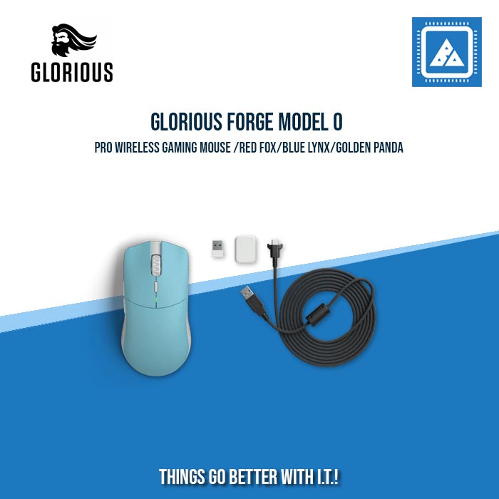 GLORIOUS FORGE MODEL O PRO WIRELESS GAMING MOUSE/BLUE LYNX/GOLDEN PANDA/RED FOX/