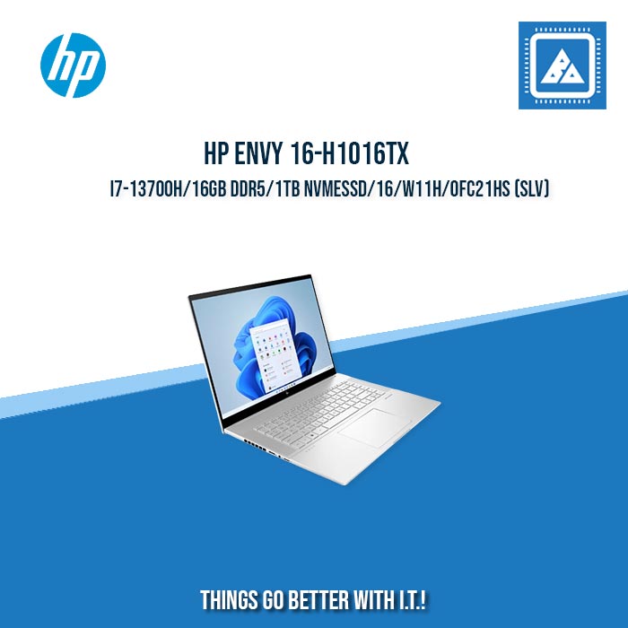 HP ENVY 16-H1016TX i7-13700H/16GB DDR5/1TB NVMeSSD\ BEST FOR FREELANCERS AND STUDENT LAPTOP