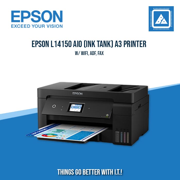 EPSON L14150 AIO (INK TANK) A3 PRINTER W/ WIFI, ADF, FAX