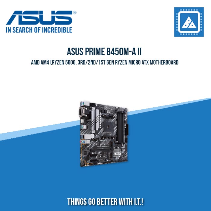 ASUS PRIME B450M-A II MOTHERBOARD