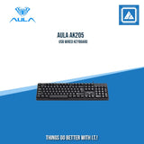 AULA AK205 USB WIRED KEYBOARD