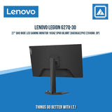 LENOVO LEGION G27Q-30 27" QHD WIDE LED GAMING MONITOR 165HZ SPKR WLMNT (66E8GAC2PH) (2XHDMI, DP)