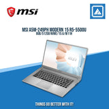 MSI A5M-249PH MODERN 15 R5-5500U/8GB/512GB NVME | BEST FOR STUDENTS AND FREELANCERS LAPTOP