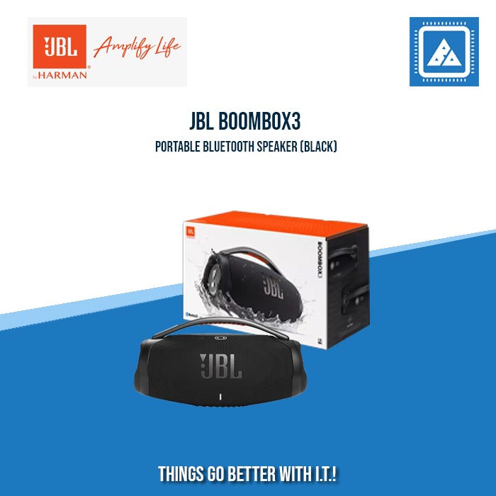 JBL BOOMBOX3 PORTABLE BLUETOOTH SPEAKER (BLACK|SQUAD CAMO)