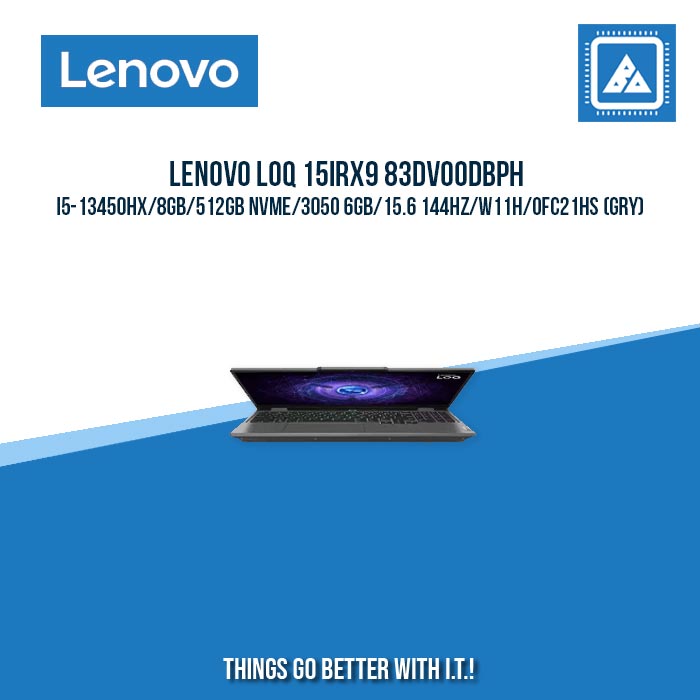 LENOVO LOQ 15IRX9 83DV00DBPH  I5-13450HX/8GB/512GB NVME/3050 6GB | BEST FOR FREELANCER LAPTOP