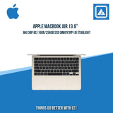 APPLE MACBOOK AIR 13.6" M4 CHIP 8C/16GB/256GB SSD (MW0Y3PP/A) | BEST FOR FREELANCERS LAPTOP