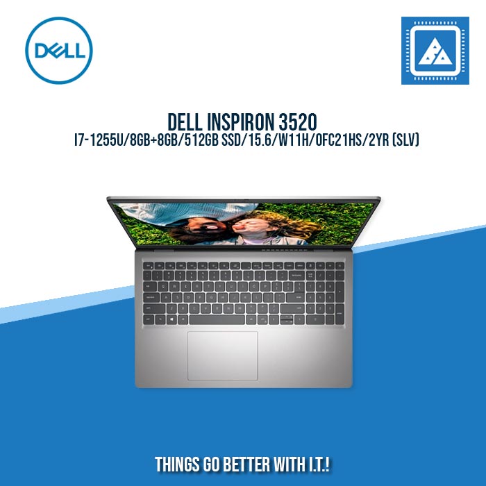 DELL INSPIRON 3520 I7-1255U/8GB+8GB/512GB SSD/15.6/W11H/BEST FOR STUDENTS AND FREELANCERS LAPTOP