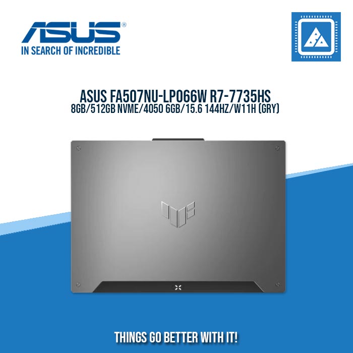 ASUS FA507NU-LP066W R7-7735HS/8GB/512GB NVME/4050 6GB | BEST FOR GAMING AND AUTOCAD LAPTOP