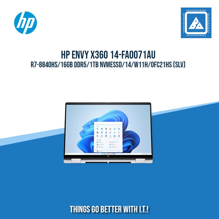 HP ENVY x360 14-FA0071AU R7-8840HS/16GB DDR5/1TB NVMeSSD | BEST FOR FREELANCER LAPTOP