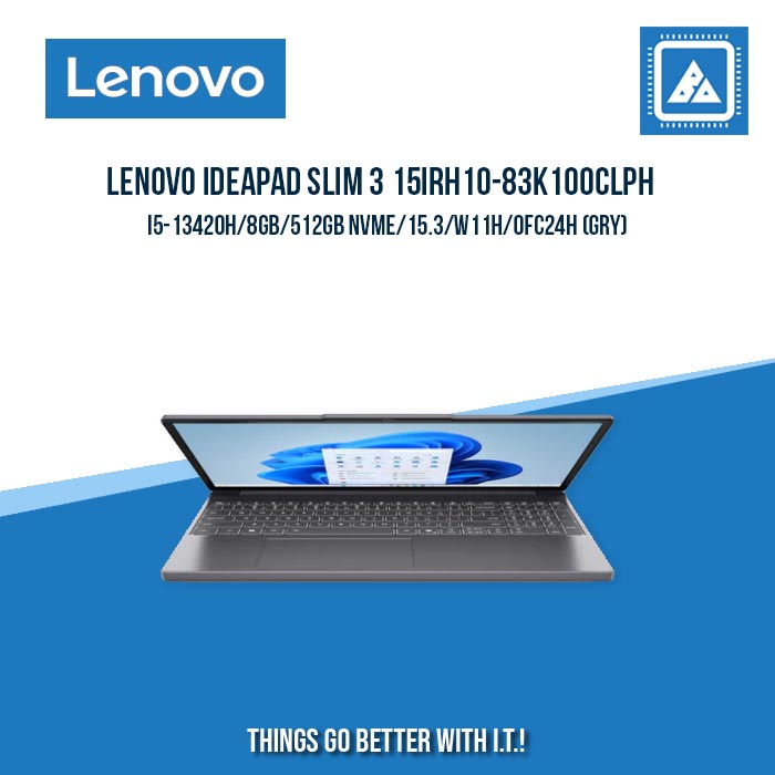 LENOVO IDEAPAD SLIM 3 15IRH10-83K100CLPH I5-13420H/8GB/512GB NVME | BEST FOR STUDENTS AND FREELANCERS LAPTOP