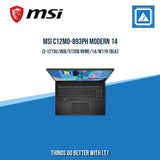MSI C12MO-893PH MODERN 14 I3-1215U/8GB/512GB NVME | BEST FOR STUDENTS LAPTOP