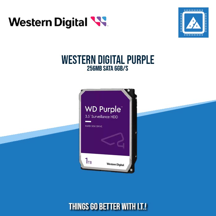 WESTERN DIGITAL 2TB PURPLE 256MB SATA 6GB/S