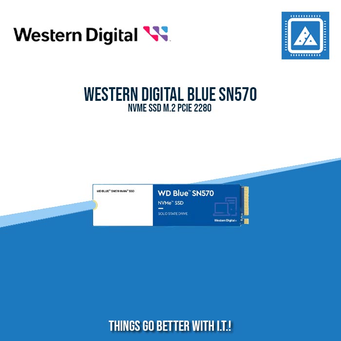 WESTERN DIGITAL BLUE SN570 NVME SSD M.2 PCIE 2280